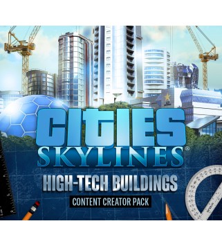 Cities: Skylines - Content Creator Pack: High-Tech Buildings DLC Steam Key GLOBAL